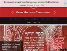 Tablet Screenshot of martiniste.org